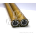 PTFE Coated Fiberglass Fabrics with Silicone Adhesive and Yellow Release Liner